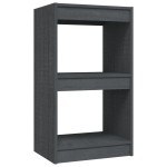 vidaXL Bibliotecă, gri, 40x30x71,5 cm, lemn masiv de pin vidaXL Bibliotecă, gri, 40x30x71,5 cm, lemn masiv de pin