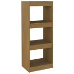 vidaXL Bibliotecă/Separator cameră maro miere 40x30x103,5 cm lemn pin