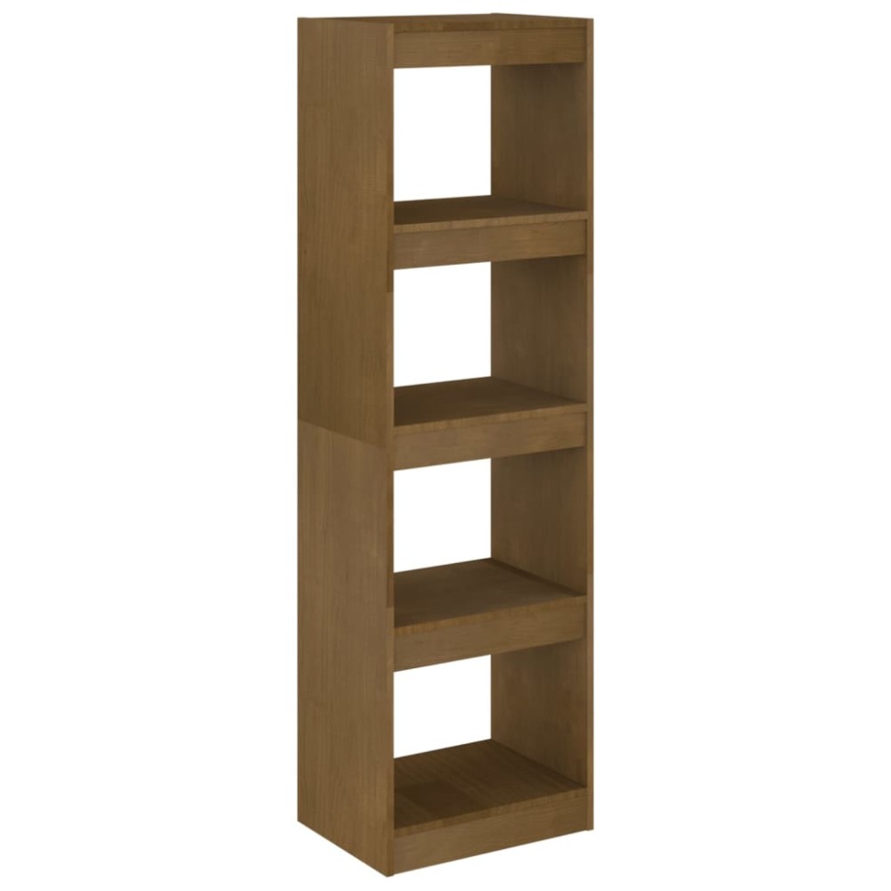 vidaXL Bibliotecă/Separator cameră, maro miere 40x30x135,5 cm lemn pin