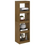 vidaXL Bibliotecă/Separator cameră, maro miere 40x30x135,5 cm lemn pin vidaXL Bibliotecă/Separator cameră, maro miere 40x30x135,5 cm lemn pin