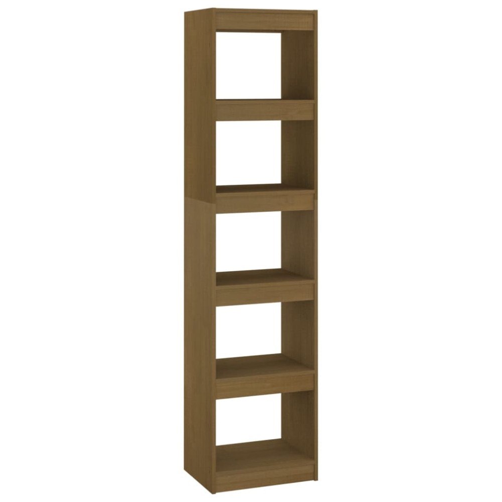 vidaXL Bibliotecă/Separator cameră maro miere 40x30x167,5 cm lemn pin