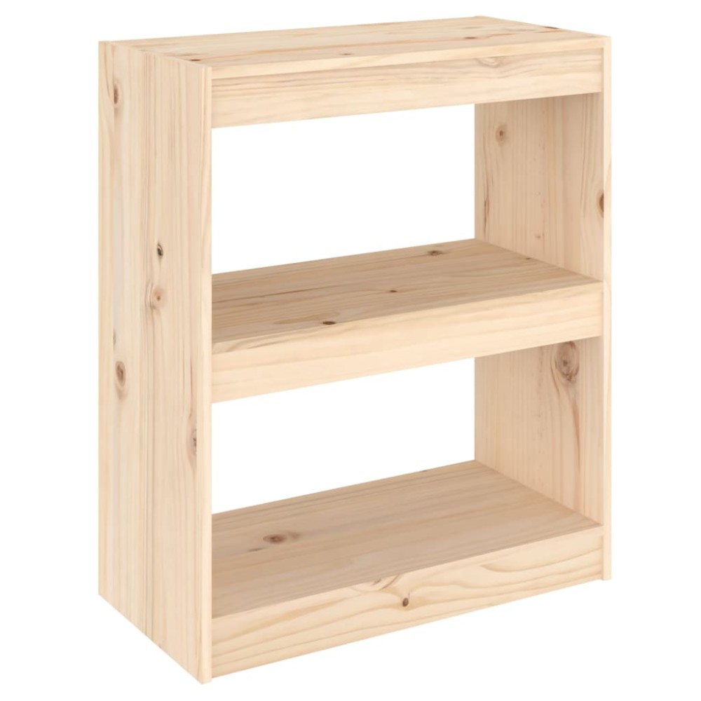 vidaXL Bibliotecă/Separator cameră, 60x30x71,5 cm, lemn masiv de pin