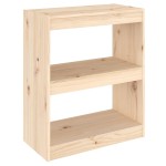 vidaXL Bibliotecă/Separator cameră, 60x30x71,5 cm, lemn masiv de pin vidaXL Bibliotecă/Separator cameră, 60x30x71,5 cm, lemn masiv de pin