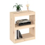 vidaXL Bibliotecă/Separator cameră, 60x30x71,5 cm, lemn masiv de pin vidaXL Bibliotecă/Separator cameră, 60x30x71,5 cm, lemn masiv de pin