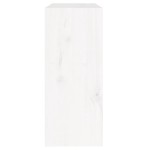 vidaXL Bibliotecă/Separator cameră,alb,60x30x71,5 cm,lemn masiv de pin vidaXL Bibliotecă/Separator cameră,alb,60x30x71,5 cm,lemn masiv de pin