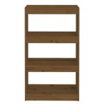 vidaXL Bibliotecă/Separator cameră, maro miere 60x30x103,5 cm lemn pin vidaXL Bibliotecă/Separator cameră, maro miere 60x30x103,5 cm lemn pin