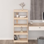 vidaXL Bibliotecă/Separator cameră, 60x30x135,5 cm, lemn masiv de pin vidaXL Bibliotecă/Separator cameră, 60x30x135,5 cm, lemn masiv de pin