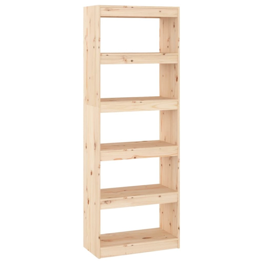 vidaXL Bibliotecă/Separator cameră, 60x30x167,5 cm, lemn masiv pin