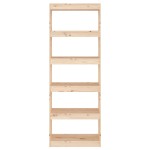 vidaXL Bibliotecă/Separator cameră, 60x30x167,5 cm, lemn masiv pin vidaXL Bibliotecă/Separator cameră, 60x30x167,5 cm, lemn masiv pin