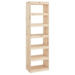 vidaXL Bibliotecă/Separator cameră, 60x30x199,5 cm, lemn masiv de pin vidaXL Bibliotecă/Separator cameră, 60x30x199,5 cm, lemn masiv de pin