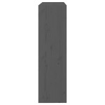 vidaXL Bibliotecă/Separator cameră gri, 80x30x103,5 cm lemn masiv pin vidaXL Bibliotecă/Separator cameră gri, 80x30x103,5 cm lemn masiv pin