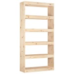 vidaXL Bibliotecă/Separator cameră, 80x30x167,4 cm lemn masiv pin