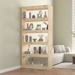 vidaXL Bibliotecă/Separator cameră, 80x30x167,4 cm lemn masiv pin