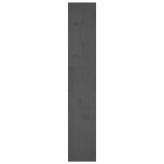 vidaXL Bibliotecă/Separator cameră, gri, 80x30x167,4 cm lemn masiv pin vidaXL Bibliotecă/Separator cameră, gri, 80x30x167,4 cm lemn masiv pin