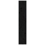 vidaXL Bibliotecă/Separator cameră negru 80x30x167,4 cm lemn masiv pin vidaXL Bibliotecă/Separator cameră negru 80x30x167,4 cm lemn masiv pin