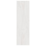 vidaXL Bibliotecă/Separator cameră, alb, 100x30x103 cm, lemn masiv pin vidaXL Bibliotecă/Separator cameră, alb, 100x30x103 cm, lemn masiv pin