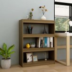 vidaXL Bibliotecă/Separator cameră, maro miere, 100x30x103 cm lemn pin