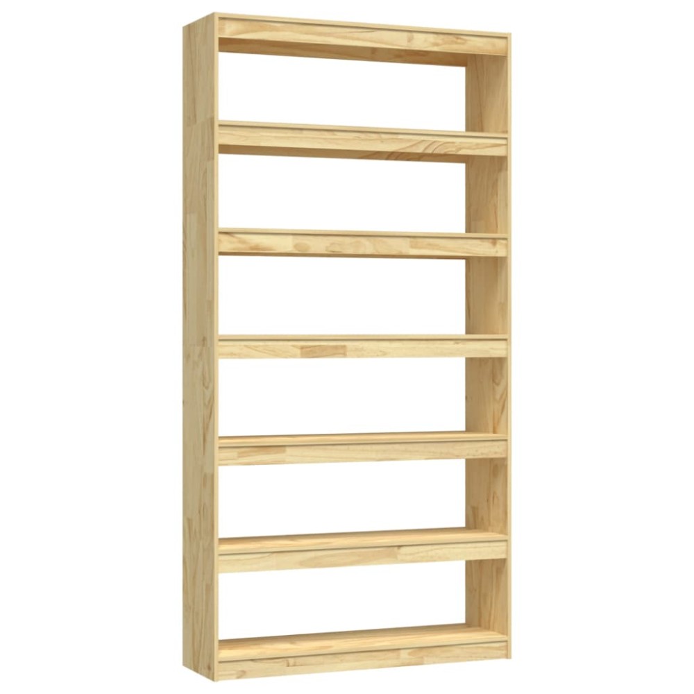 vidaXL Bibliotecă/Separator cameră, 100x30x200 cm, lemn masiv pin