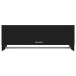 vidaXL Șifonier, negru, 100x32,5x35 cm, PAL vidaXL Șifonier, negru, 100x32,5x35 cm, PAL