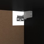 vidaXL Șifonier, negru, 100x32,5x35 cm, PAL vidaXL Șifonier, negru, 100x32,5x35 cm, PAL