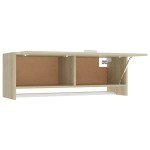 vidaXL Șifonier, stejar sonoma, 100x32,5x35 cm, PAL