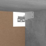 vidaXL Șifonier, gri beton, 100x32,5x35 cm, PAL