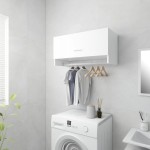 vidaXL Șifonier, alb, 70x32,5x35 cm, PAL vidaXL Șifonier, alb, 70x32,5x35 cm, PAL
