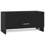 vidaXL Șifonier, negru, 70x32,5x35 cm, PAL vidaXL Șifonier, negru, 70x32,5x35 cm, PAL