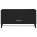 vidaXL Șifonier, negru, 70x32,5x35 cm, PAL vidaXL Șifonier, negru, 70x32,5x35 cm, PAL