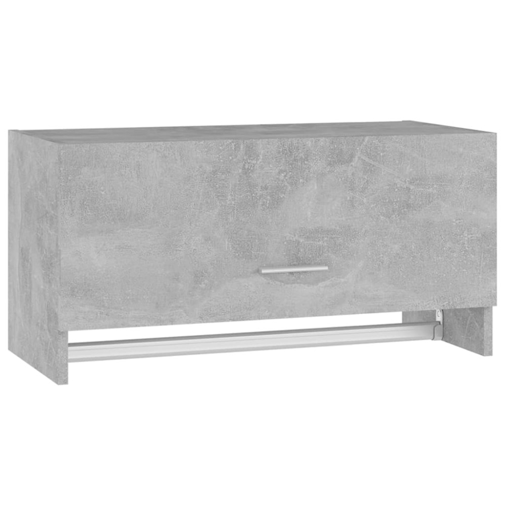 vidaXL Șifonier, gri beton, 70x32,5x35 cm, PAL