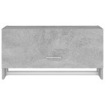 vidaXL Șifonier, gri beton, 70x32,5x35 cm, PAL
