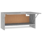 vidaXL Șifonier, gri beton, 70x32,5x35 cm, PAL