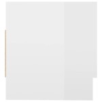 vidaXL Șifonier, alb extralucios, 70x32,5x35 cm, PAL vidaXL Șifonier, alb extralucios, 70x32,5x35 cm, PAL