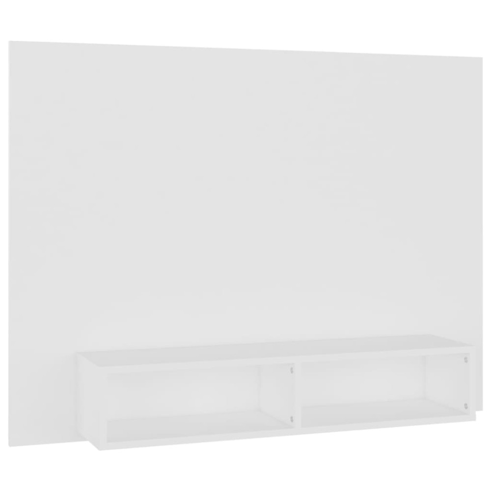 vidaXL Comodă TV de perete, alb, 120x23,5x90 cm, PAL