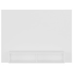 vidaXL Comodă TV de perete, alb, 120x23,5x90 cm, PAL