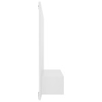 vidaXL Comodă TV de perete, alb, 120x23,5x90 cm, PAL
