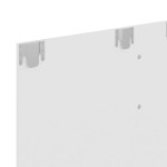 vidaXL Comodă TV de perete, alb, 120x23,5x90 cm, PAL