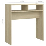 vidaXL Masă consolă, stejar sonoma, 78x30x80 cm, PAL vidaXL Masă consolă, stejar sonoma, 78x30x80 cm, PAL