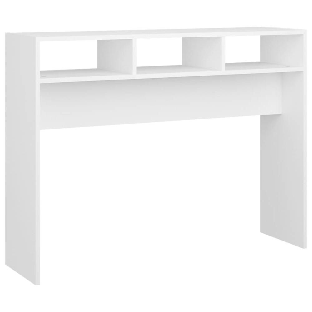 vidaXL Masă consolă, alb, 105x30x80 cm, PAL