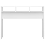 vidaXL Masă consolă, alb, 105x30x80 cm, PAL vidaXL Masă consolă, alb, 105x30x80 cm, PAL