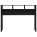 vidaXL Masă consolă, negru, 105x30x80 cm, PAL vidaXL Masă consolă, negru, 105x30x80 cm, PAL