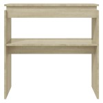 vidaXL Masă consolă, stejar sonoma, 80x30x80 cm, PAL vidaXL Masă consolă, stejar sonoma, 80x30x80 cm, PAL
