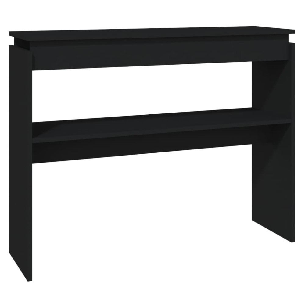vidaXL Masă consolă, negru, 102x30x80 cm, PAL