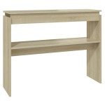 vidaXL Măsuță consolă, stejar sonoma, 102x30x80 cm, lemn prelucrat vidaXL Măsuță consolă, stejar sonoma, 102x30x80 cm, lemn prelucrat
