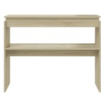vidaXL Măsuță consolă, stejar sonoma, 102x30x80 cm, lemn prelucrat vidaXL Măsuță consolă, stejar sonoma, 102x30x80 cm, lemn prelucrat