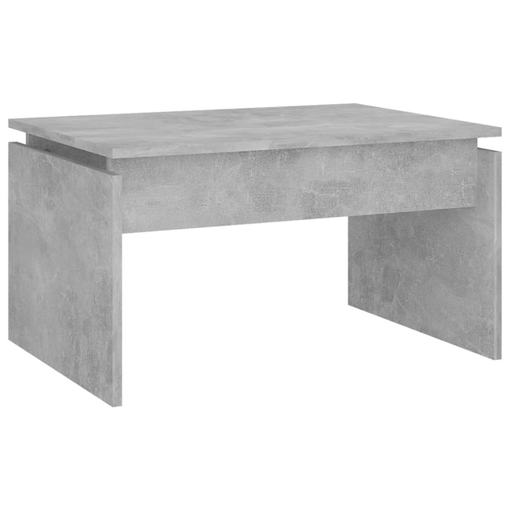vidaXL Măsuță de cafea, gri beton, 68x50x38 cm, lemn prelucrat