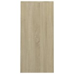 vidaXL Birou Notebook, stejar sonoma, 102,5x35x75 cm, PAL