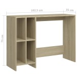 vidaXL Birou Notebook, stejar sonoma, 102,5x35x75 cm, PAL