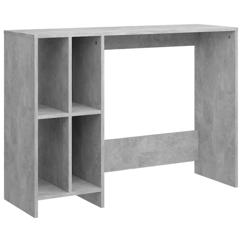 vidaXL Birou Notebook, gri beton, 102,5x35x75 cm, PAL