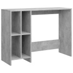 vidaXL Birou Notebook, gri beton, 102,5x35x75 cm, PAL